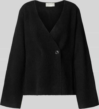 Neo Noir Neo Noir Strickjacke mit Knopfverschluss Modell Marie in Black, Größe 36