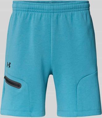Under Armour Shorts mit Rei&szlig;verschlusstasche in Petrol, Gr&ouml;&szlig;e XXL