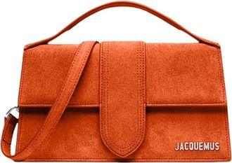Jacquemus Terracotta Leren Handtas - Dames - Handtassen - Oranje - ONE Size - Su&egrave;de - Tassen