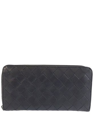 Bottega Veneta Intrecciato Zip Wallet (Authentic Pre-Loved)
