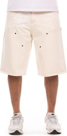 Icecream Choco Cotton Twill Carpenter Shorts in Antique White at Nordstrom, Size 36