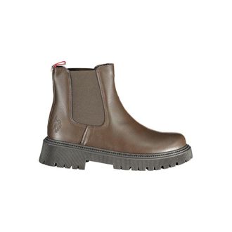 U.S.Polo Association Brown Polyester Womens Womens Boot