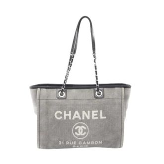 Chanel Pre-owned Vintage Tote Bag - Dames - Vintage Shopper - Grijs - ONE Size - Vintage