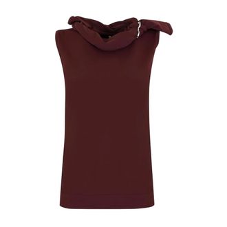 Liviana Conti Chic Jumpers Collection - female - Liviana Conti - Sleeveless Tops - Red - S - Tops