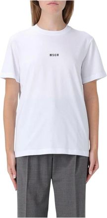 Msgm Msgm, Dames, Tops, Wit, Maat: XS