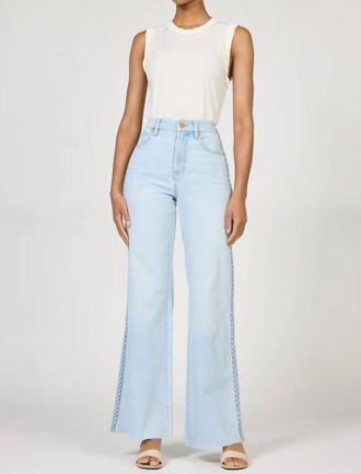 Dear John Denim Fiona High Rise Wide Leg Jeans In Misty Cloud
