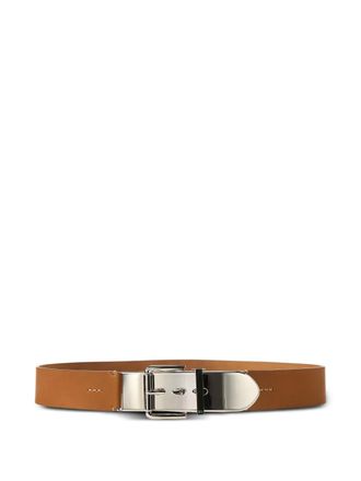 Ralph Lauren Collection Leren gespriem - Bruin