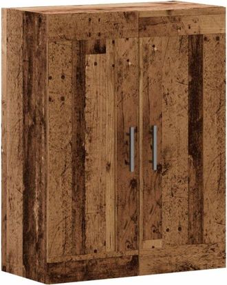 vidaXL Armario de pared madera de ingeniería envejecida 69,5x34x90 cm Vidaxl