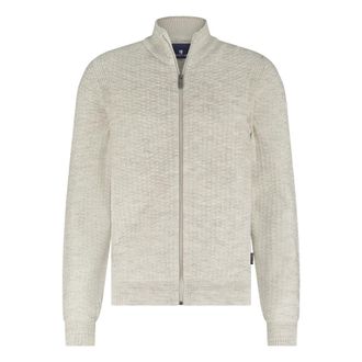 State of Art Cardigan - Heren - Truien - Grijs - Maat: L