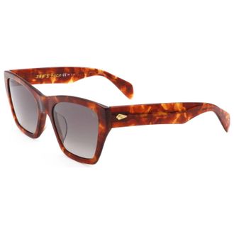 Rag & Bone Womens Rnb1046/g/s Sunglasses In Havana Brown