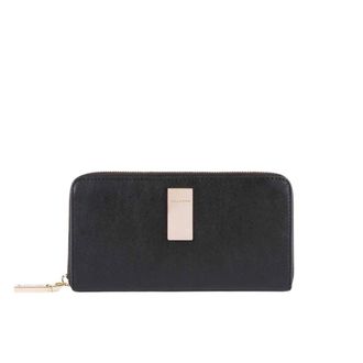 Piquadro Wallets & Cardholders, female, Black, Size: ONE SIZE Zip-around Wallet with Four Gussets