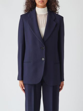 Elisabetta Franchi Blazer monopetto in gabardine con rever a lancia e due bottoni