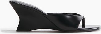 H&M Sandaletten mit Keilabsatz - Schwarz