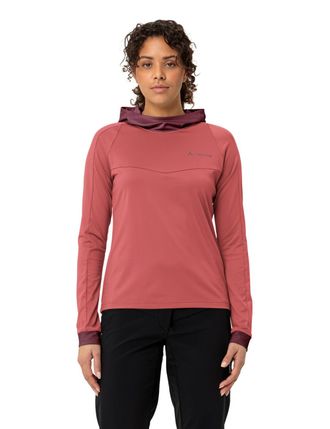 Vaude Funktionsshirt VAUDE, Damen, Gr. 44, rot (brick uni), Fleece, Obermaterial: 89% Polyester, 11% Elasthan, unifarben, Shirts Funktionsshirt, elastischer