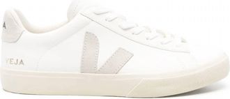 Veja Womens Campo Leather Sneakers In Extra-White