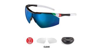 Salice 004 ITA RW 164 CL Mens Sunglasses Black Size 145