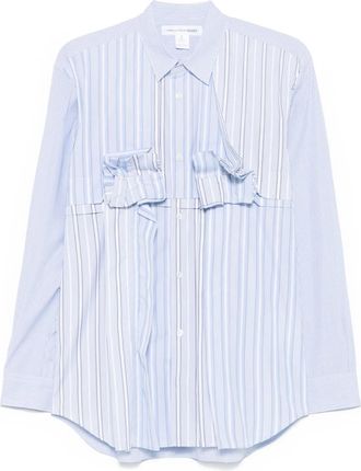 Comme Des Garçons Camicia a righe - Blu