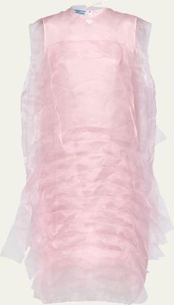 Prada Sleeveless Technical Voile Dress