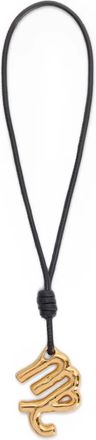 Jil Sander Collana con ciondolo segno zodiacale - Oro