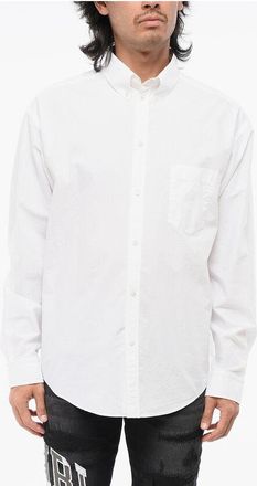 Balenciaga Back Printed Button-Down Collar Shirt size 39