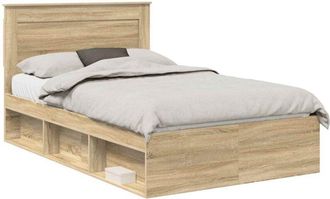vidaXL Estructura De Cama Sonoma 120 X 190 Cm Madera De Pino Macizo Vidaxl