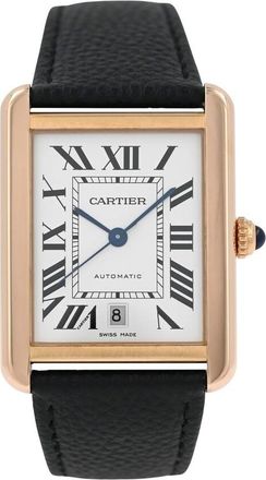 Cartier Pre-owned Cartier Tank Solo White Dial Mens Watch W5200026