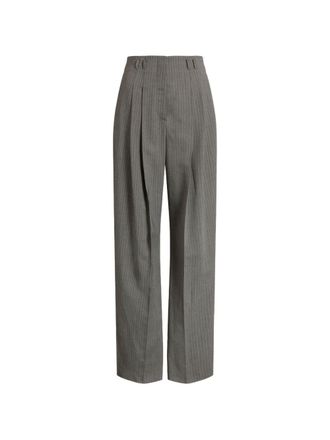 Alberta Ferretti Pantaloni Sartoriali in Misto Lana Alberta Ferretti