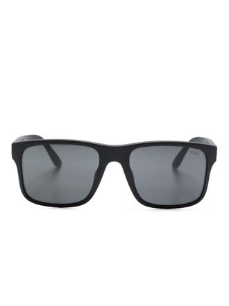 Polo Ralph Lauren square-frame matte sunglasses - Black