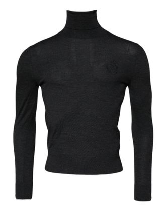 Dolce & Gabbana Mens Wool Turtleneck Black