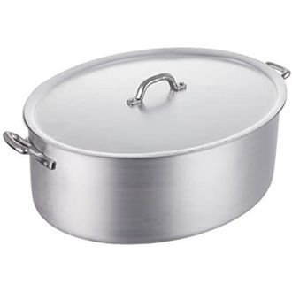 Pentole Agnelli Casseruola Ovale C/Coperchio Cm 36 Family Agnelli