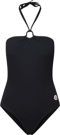 Moncler Costume intero con logo - Nero