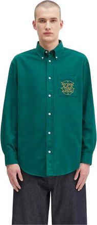 Dr&ocirc;le de Monsieur Hombre, Camisas, Verde, Talla: L