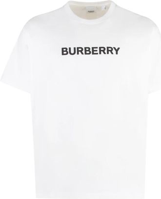 Burberry Harriston T-shirt - Heren - T-shirts - Wit - XS - Katoen - Tops