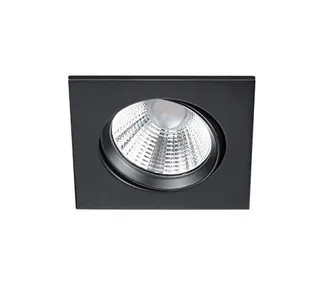 Trio Pamir Led 5.5w 3000k Foco Empotrable Cuadrado Negro Trio Lighting