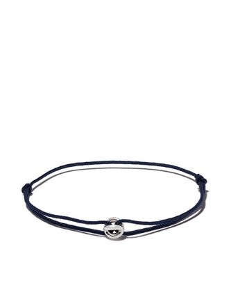 Le Gramme 1g maillon cord bracelet - unisex - Polyester/Sterling Silver - One Size