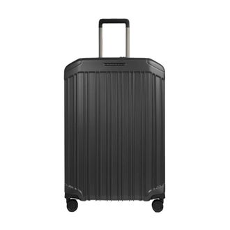 Piquadro Cabin Bags, unisex, Black, Size: ONE SIZE Expandable, large 4 wheel suitcase