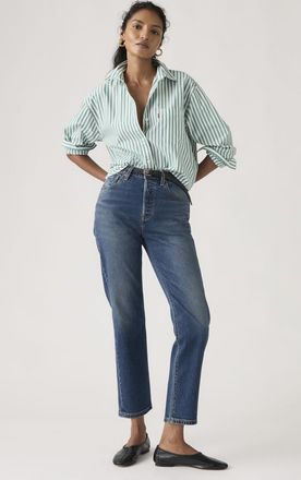 Levi's 501 Crop Lightweight Jeans - Donna - 23X26 - Blu / History Today Lightweight