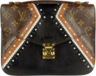 Louis Vuitton Pre-owned Handbags, female, Black, Size: ONE SIZE Pre-owned Canvas Handbag