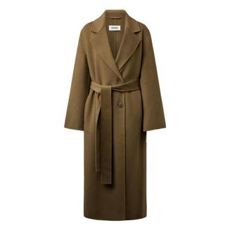 Drykorn Upavon Cappotto con Cintura - - Coats - Donna - Marrone - XS