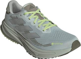 adidas Supernova Rise GTX Gore-Tex Waterproof Running Shoe in Silver/Silver Metallic/Olive at Nordstrom, Size 10.5
