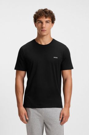 HUGO BOSS T-Shirt BOSS Mix&Match T-Shirt R, Herren, Gr. XXL (56), schwarz (schwarz 001), Single Jersey, Obermaterial: 95% Baumwolle, 5% Elasthan, unifarben, Bas