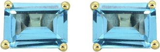 Tiramisu 10K 1.80 Ct. Tw. Swiss Blue Topaz Studs
