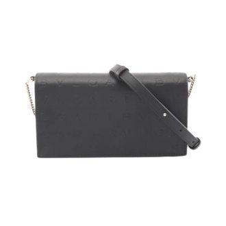 Bulgari Pre-owned Cross Body Bags, female, Black, Size: ONE SIZE Pre-owned Infinito Leather Shoulder Bag