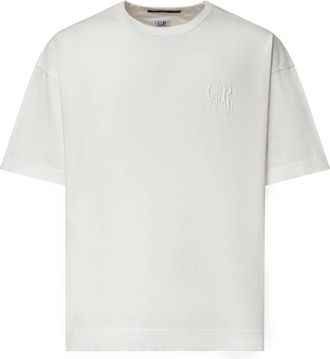 C.P. Company Hombre, Camisetas, Blanco, Talla: M