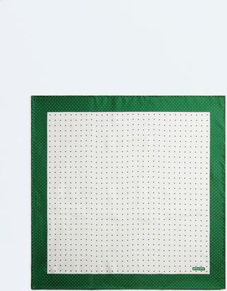 Bottega Veneta Silk Twill Foulard - Green - Woman - 100% Silk