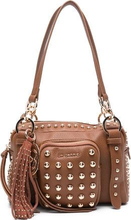 La Carrie Borsa a spalla Planets piccola - Marrone