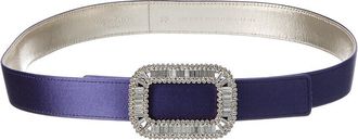 Roger Vivier Satin Belt
