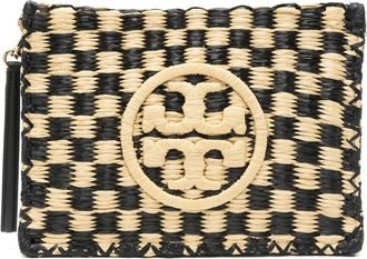 Tory Burch Ella Crochet Pouch Bag - Dames - Clutches - Beige - ONE Size - Tassen