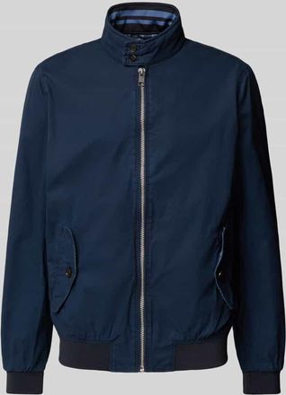 Christian Berg Jacke mit Stehkragen und Eingrifftaschen in Marine, Gr&ouml;&szlig;e 3XL
