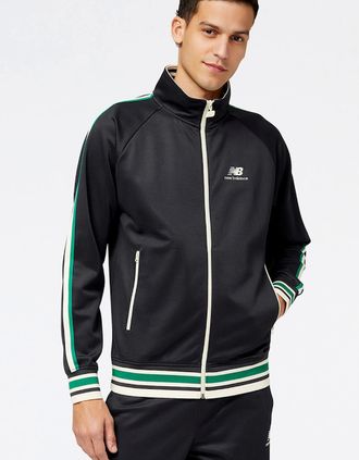 New Balance Mens New Balance Athletics 70s Run Track Jacket - Black - Size: 44/Regular